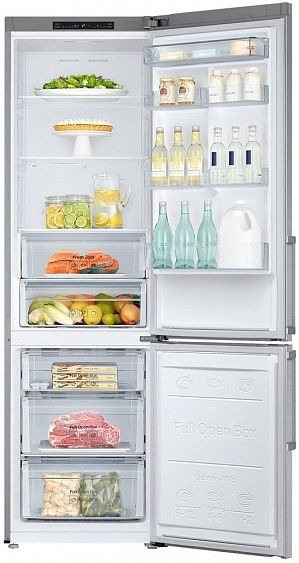 Холодильник Samsung RB37J5100SA серебристый купить с доставкой по Москве и Московской области в интернет-магазине ТехноВегас