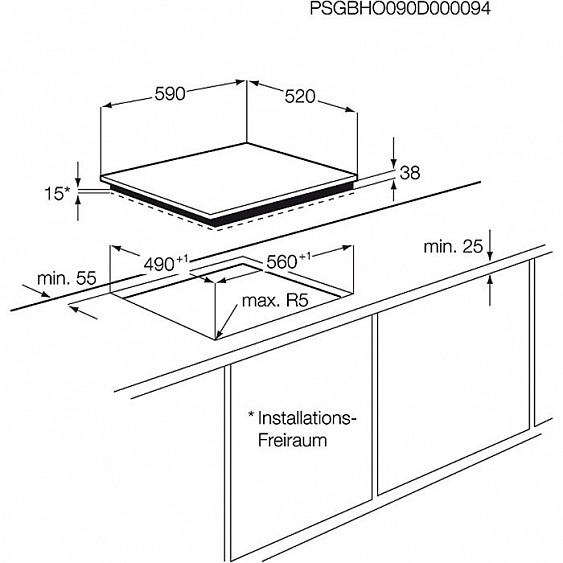 Поверхность ELECTROLUX ehf 6343 fok купить с доставкой по Москве и Московской области в интернет-магазине ТехноВегас
