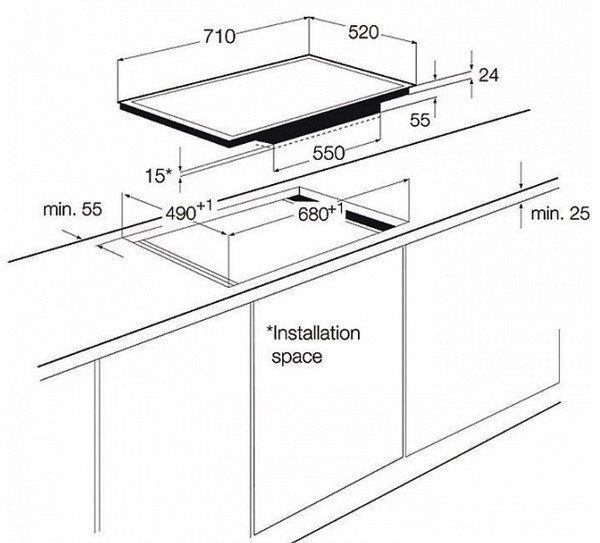 Поверхность AEG hk 764400 fb купить с доставкой по Москве и Московской области в интернет-магазине ТехноВегас