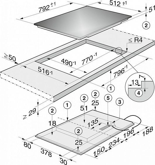 Поверхность MIELE km 6358 купить с доставкой по Москве и Московской области в интернет-магазине ТехноВегас