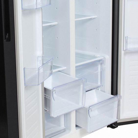 Холодильник HYUNDAI CS4505F черная сталь купить с доставкой по Москве и Московской области в интернет-магазине ТехноВегас