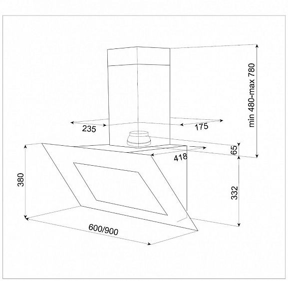 Вытяжка TEKA DVT 650 WHITE купить с доставкой по Москве и Московской области в интернет-магазине ТехноВегас