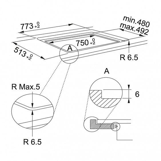 Варочная поверхность FRANKE FSM 804 I B BK купить с доставкой по Москве и Московской области в интернет-магазине ТехноВегас