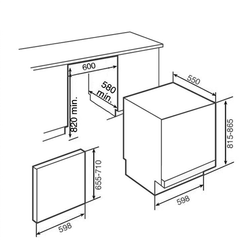 Встраиваемая посудомоечная машина TEKA dw1 605 fi купить с доставкой по Москве и Московской области в интернет-магазине ТехноВегас