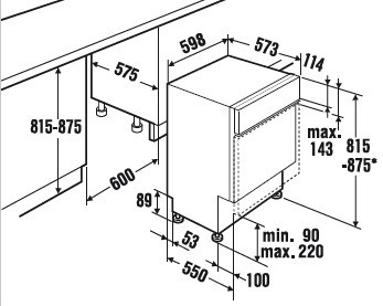 Встраиваемая посудомойка KUPPERSBUSCH ig 6509.0e купить с доставкой по Москве и Московской области в интернет-магазине ТехноВегас