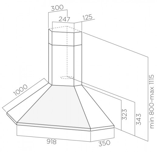 Вытяжка ELICA ACUTA IX/F/100 купить с доставкой по Москве и Московской области в интернет-магазине ТехноВегас