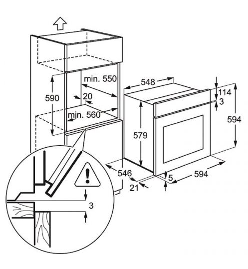 Духовой шкаф ELECTROLUX eob 8956 vax купить с доставкой по Москве и Московской области в интернет-магазине ТехноВегас