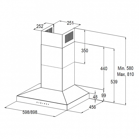 ВЫТЯЖКА KORTING KHC 9831 XGN