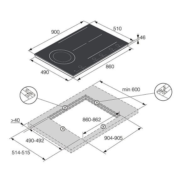 Варочная поверхность ASKO HID925MFC купить с доставкой по Москве и Московской области в интернет-магазине ТехноВегас