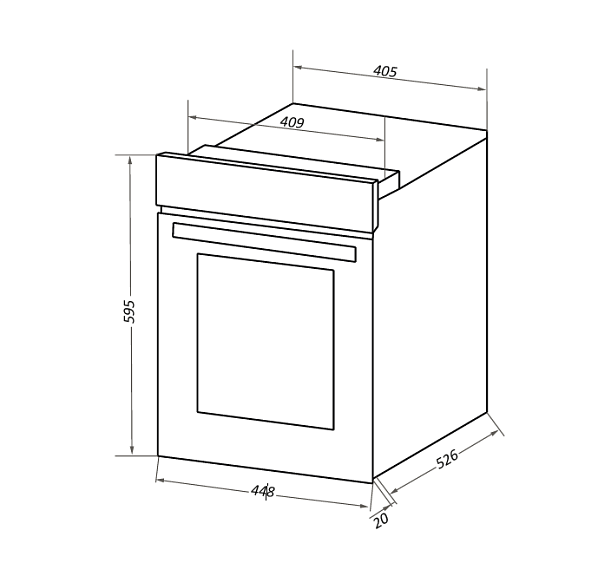 Встраиваемый электрический духовой шкаф Maunfeld EOEC516BG купить с доставкой по Москве и Московской области в интернет-магазине ТехноВегас