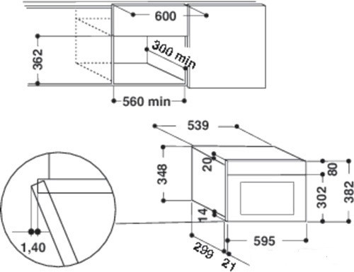 Микроволновая печь WHIRLPOOL AMW440/IX