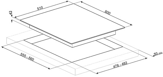 Варочная панель SMEG PX364L купить с доставкой по Москве и Московской области в интернет-магазине ТехноВегас