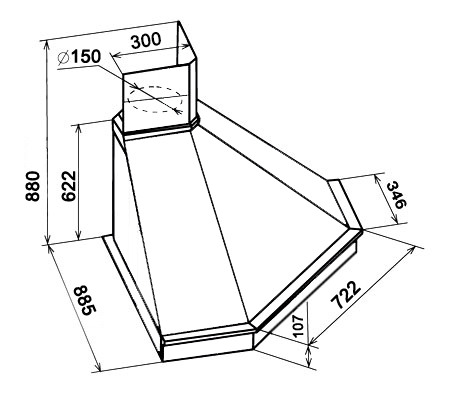 Вытяжка KUPPERSBERG ANABEL 65 WM O