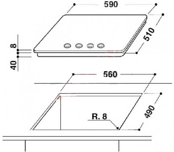 Встраиваемая газовая поверхность WHIRLPOOL AKT 6414/NB купить с доставкой по Москве и Московской области в интернет-магазине ТехноВегас