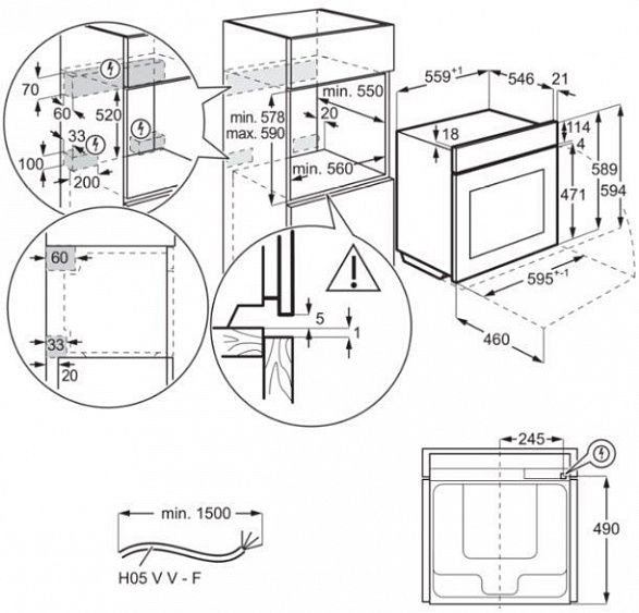 Духовой шкаф Electrolux OKD 5C71X нержавеющая сталь