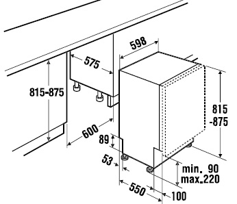 Посудомоечная машина KUPPERSBUSCH IGV 6405.0 (полностью интегрируемая)