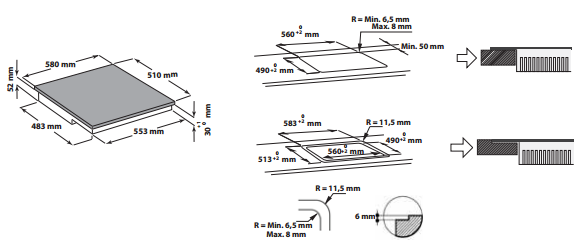 Варочная панель WHIRLPOOL ACM898/BA купить с доставкой по Москве и Московской области в интернет-магазине ТехноВегас