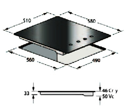 Поверхность KAISER kcg 6976gbe turbo