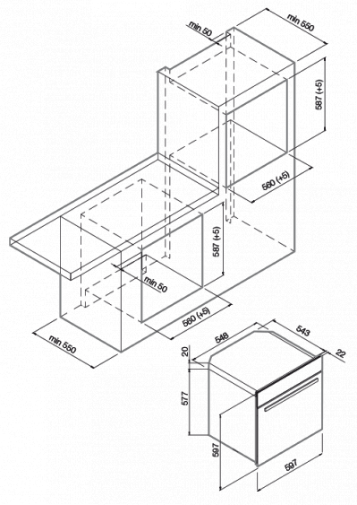 Духовой шкаф GRAUDE BMDP 60.0 SG