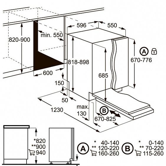 Посудомоечная машина встраиваемая полноразмерная ELECTROLUX esl 6381 ra купить с доставкой по Москве и Московской области в интернет-магазине ТехноВегас