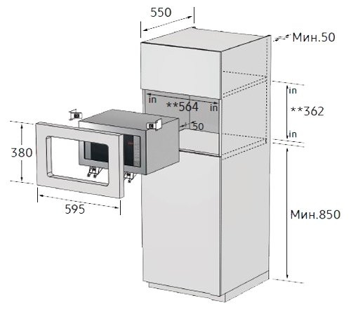 Samsung fg87kstr схема встраивания