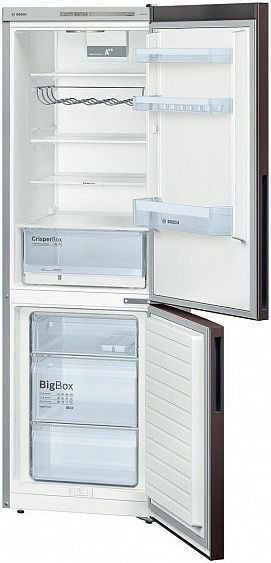 Холодильник Bosch KGV36VD32S коричневый купить с доставкой по Москве и Московской области в интернет-магазине ТехноВегас