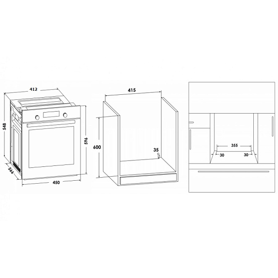 ДУХОВОЙ ШКАФ SCHAUB LORENZ SLB EL4740 купить с доставкой по Москве и Московской области в интернет-магазине ТехноВегас