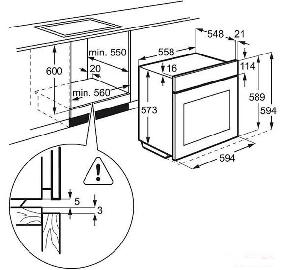 Духовой шкаф ELECTROLUX eoc 5751 aav купить с доставкой по Москве и Московской области в интернет-магазине ТехноВегас
