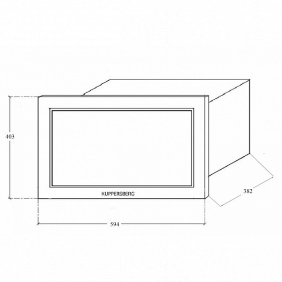 Микроволновая печь KUPPERSBERG HMW 650 BL