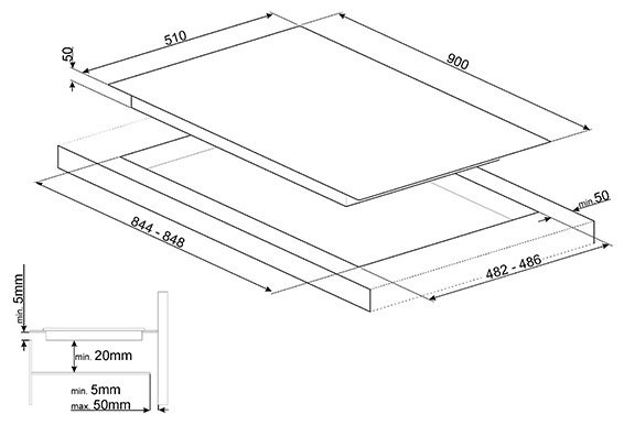 Комбинированная варочная панель Smeg PM6912WLDR купить с доставкой по Москве и Московской области в интернет-магазине ТехноВегас
