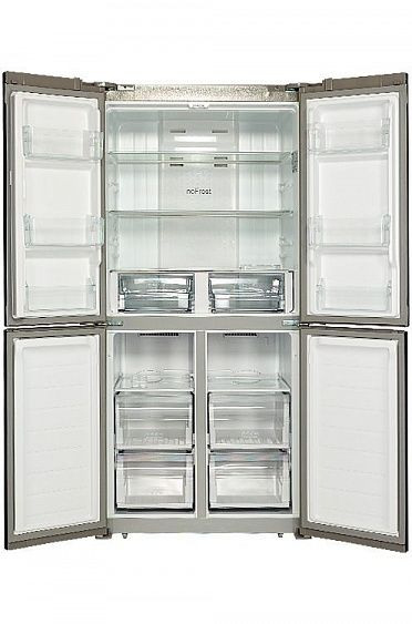 Холодильник HIBERG RFQ-490DX NFGP купить с доставкой по Москве и Московской области в интернет-магазине ТехноВегас