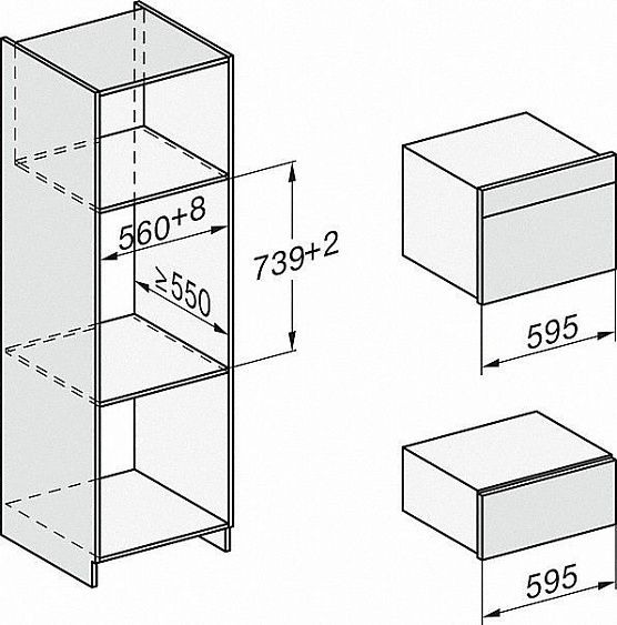 Встраиваемая пароварка MIELE DGC7440X GRGR графитовый серый