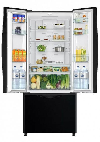 Холодильник HITACHI R-WB 562 PU9 GBK черное стекло купить с доставкой по Москве и Московской области в интернет-магазине ТехноВегас