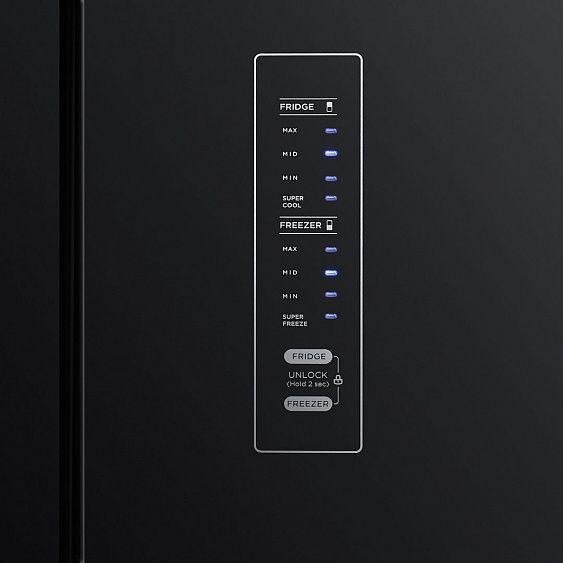 Холодильник HYUNDAI CM5005F черное стекло купить с доставкой по Москве и Московской области в интернет-магазине ТехноВегас