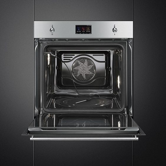 Духовой шкаф SMEG SF6303TPX купить с доставкой по Москве и Московской области в интернет-магазине ТехноВегас