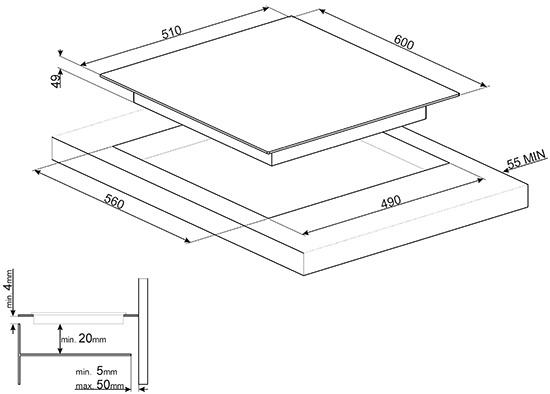 Варочная панель SMEG SI1F7635B купить с доставкой по Москве и Московской области в интернет-магазине ТехноВегас