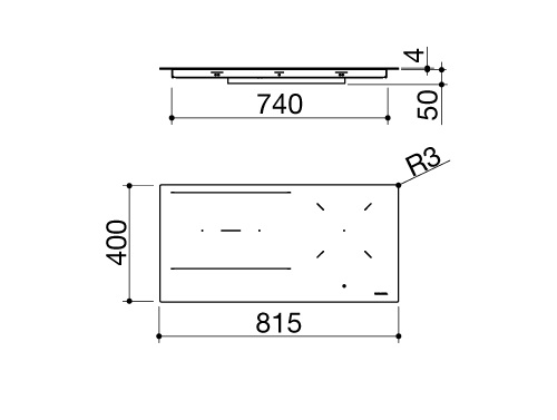 Варочная поверхность BARAZZA 1PIDC90N купить с доставкой по Москве и Московской области в интернет-магазине ТехноВегас