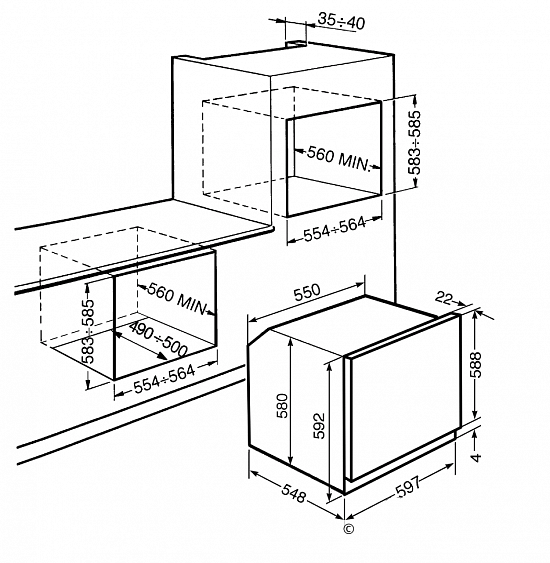 Духовой шкаф SMEG sf750ot купить с доставкой по Москве и Московской области в интернет-магазине ТехноВегас