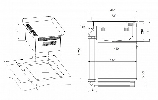 Варочная поверхность KORTING HIBH 40980 NB