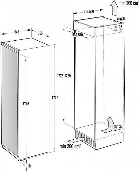 Холодильник ASKO R31831i