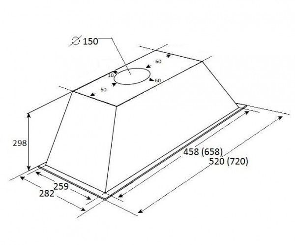 Вытяжка KUPPERSBERG INLINEA 52 B купить с доставкой по Москве и Московской области в интернет-магазине ТехноВегас
