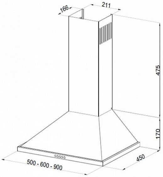 Вытяжка KORTING KHC 6750 RSI купить с доставкой по Москве и Московской области в интернет-магазине ТехноВегас