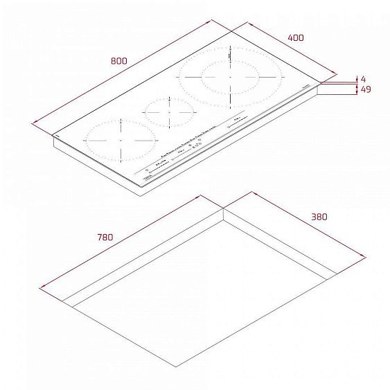ВАРОЧНАЯ ПОВЕРХНОСТЬ TEKA IZC 83620 MST BLACK купить с доставкой по Москве и Московской области в интернет-магазине ТехноВегас
