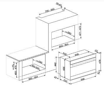 Духовой шкаф SMEG SFPR9604NX купить с доставкой по Москве и Московской области в интернет-магазине ТехноВегас