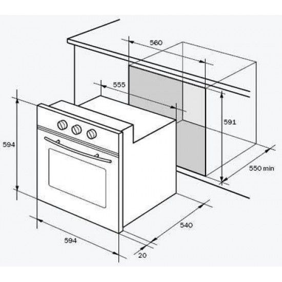 Газовый духовой шкаф DELONGHI pggb 4 купить с доставкой по Москве и Московской области в интернет-магазине ТехноВегас