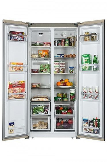 Холодильник Hiberg RFS-480DX NFXq купить с доставкой по Москве и Московской области в интернет-магазине ТехноВегас