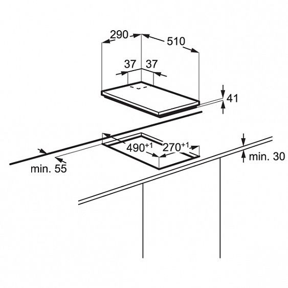 Поверхность ELECTROLUX egg 3322 nox купить с доставкой по Москве и Московской области в интернет-магазине ТехноВегас