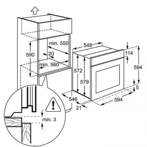 Духовой шкаф ELECTROLUX eoc 95751 bx