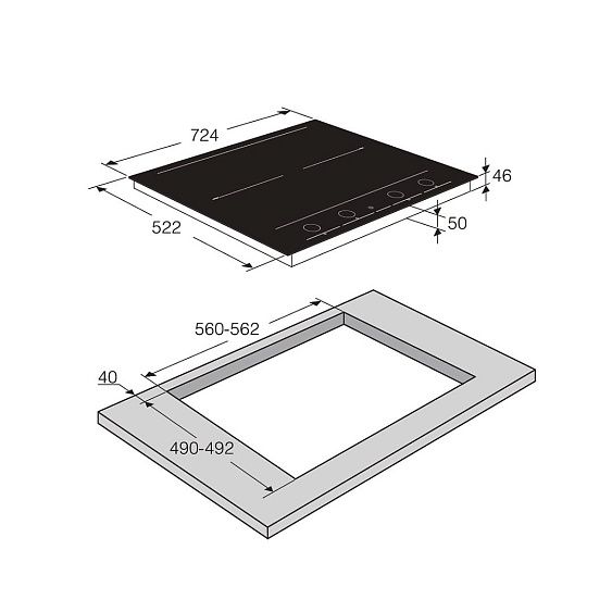 Индукционная варочная панель Asko HID654MC