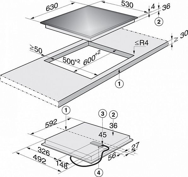 Поверхность MIELE km 6207 купить с доставкой по Москве и Московской области в интернет-магазине ТехноВегас